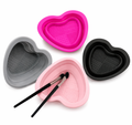 Heart Shape Silicone Collapsable bowl